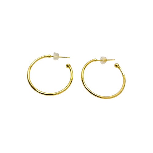 Aros Argolla Clásica Oro Laminado 18K✨️