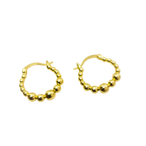 Aros Olivia | Argolla Clásica Oro Laminado 18K✨️
