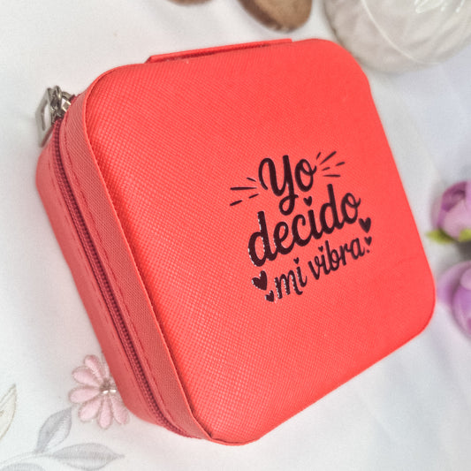 Joyero con Sentido - Rojo - Yo decido mi vibra