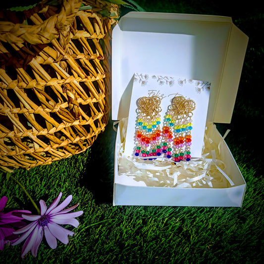 Aros Corazón Arcoíris – Regalo Alegre y Con Sentido