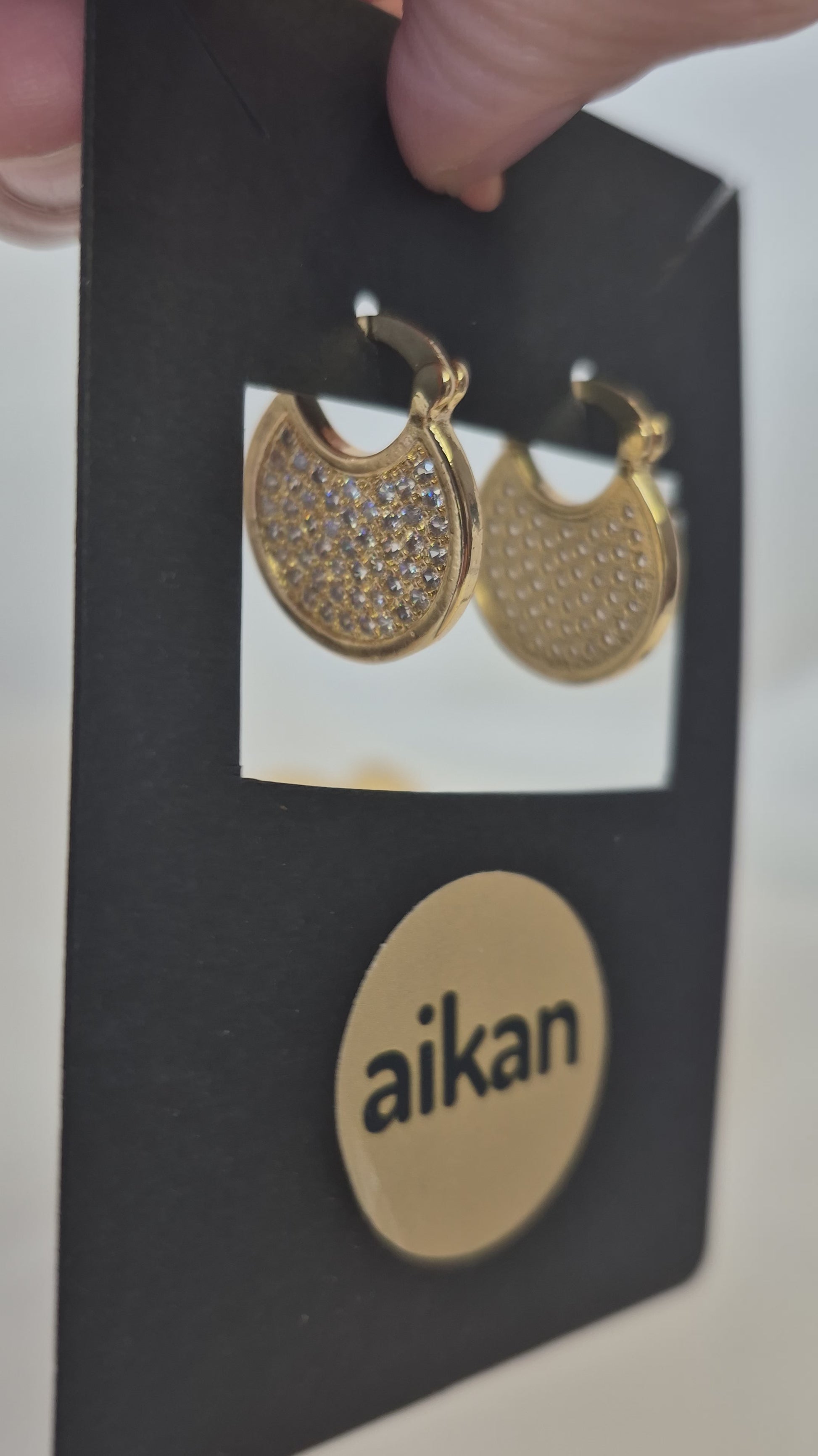 Aros Aurora | Argolla Brillante Oro Laminado 18K ✨️