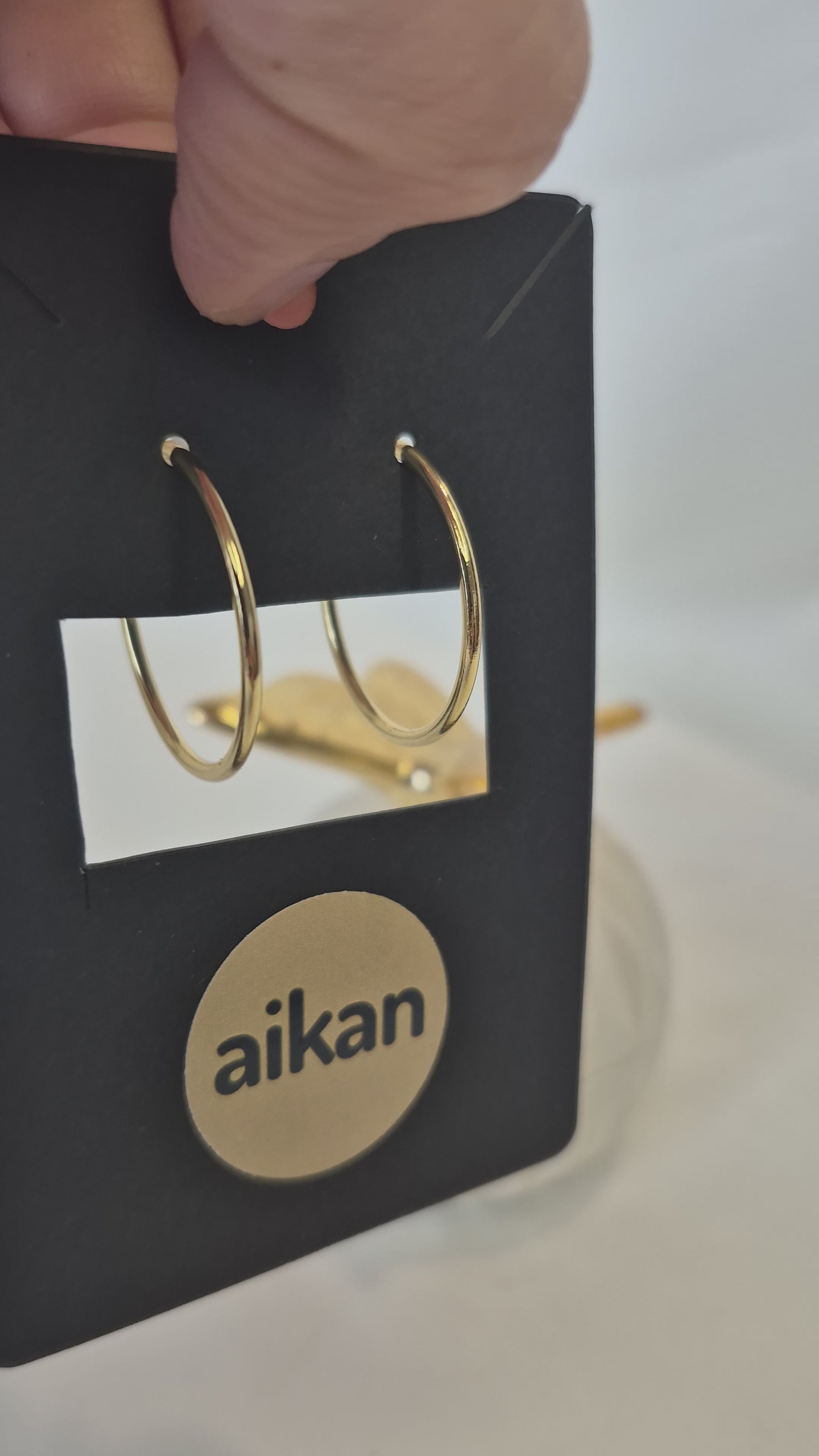 Aros Argolla Clásica Oro Laminado 18K✨️