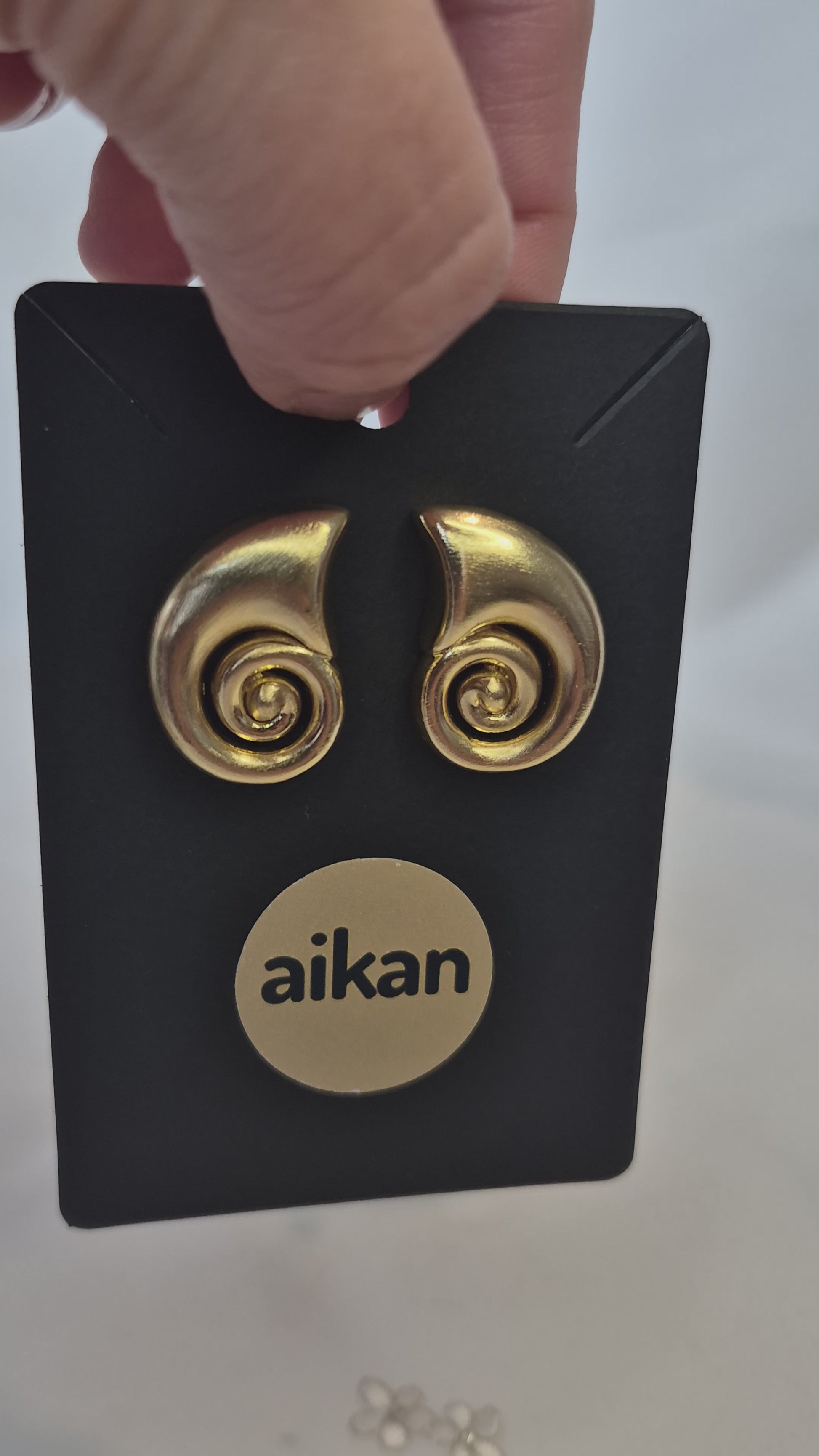 Aros Espiral | Oro Laminado 18K ✨