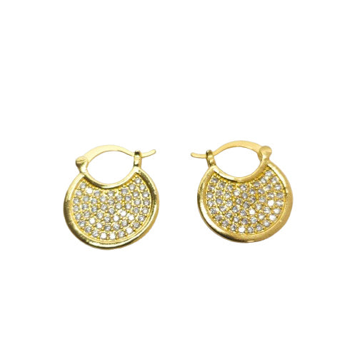 Aros Aurora | Argolla Brillante Oro Laminado 18K ✨️