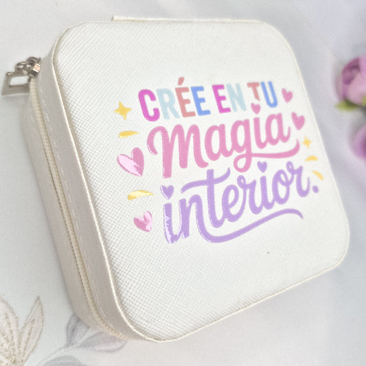 Joyero con sentido - Blanco - Cree en tu magia interior